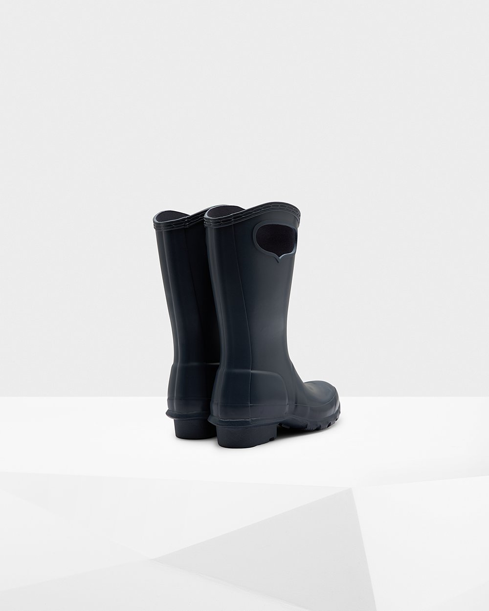 Botas De Agua Hunter Niños Original Grab Handle - Azul Marino - Argentina 4031YGXUR